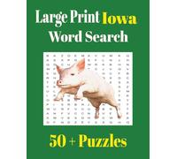 Large Print Iowa Word Search