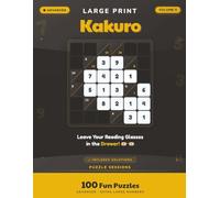 Large Print Kakuro: Volume 4