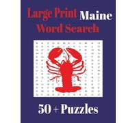 Large Print Maine Word Search