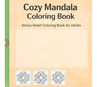 Large Print Mandala Coloring Book for Adults: Simple Bold Designs for Stress Relief, Relaxation and Mindfulness