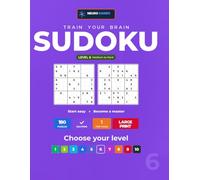 Large Print Medium to Hard Sudoku for Adults & Seniors: 180 Rewarding One-Puzzle-Per-Page Brain Games with Big Numbers & Full Solutions - Challenging ... for Confident Solvers to Keep the Mind Sharp
