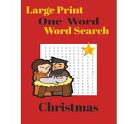 Large Print One-word Word Search Christmas