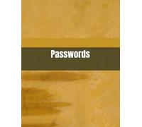 Large Print Password Book - Internet Password Organizer for Seniors, Easy to Read, 8.5 x 11 Inches, Alphabetical Logbook for Website Logins, Usernames, and Passwords