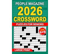 Large Print People Magazine 2026 Crossword Puzzles For Seniors: Large Print Puzzles, Fun & Thoughtful Puzzles, Easy on the Eyes, Relaxation & Brain Boost (Answer Key Included)