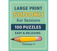 Large Print Senior Sudoku: Easy Sudoku for Seniors, Senior Activity Book, Senior Memory Activity Book, Dementia Activities, Activities Dementia