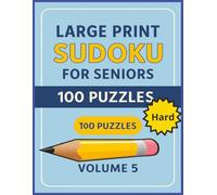 Large Print Senior Sudoku: Memory Puzzles, Brain Games for Senior, Memory Improvement, Puzzle Book for Elderly Adults, Sudoku Book for Adults and A Seniors