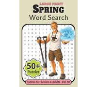 Large Print Spring Word Search: A Fun Activity Book for Adults & Seniors 55+ | 6 x 9 inches 112 Pages | Featuring 55 Relaxing Puzzles on Pruning ... Games | Boost Memory & Keeps Your Mind Sharp