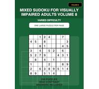 Large Print Sudoku Book for Adults: 250 Easy, Medium & Hard Puzzles for Daily Brain Training | Big, Easy-to-Read Grids with Solutions