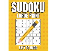 Large Print Sudoku Book for Adults and Seniors: 200+ Easy, Medium and Hard Puzzles | Relaxing Brain Games with Solutions Included
