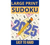 Large Print Sudoku Book for Adults: Sudoku Puzzle Book from Easy to Hard Level with Full Solutions
