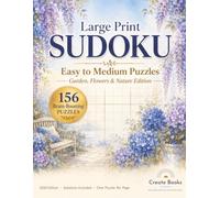 Large Print Sudoku Books for Seniors: Easy to Medium Puzzles: 156 Brain-Boosting Large Print Sudoku Puzzles for Adults and Seniors - 2026 Edition with Solutions, One Puzzle Per Page