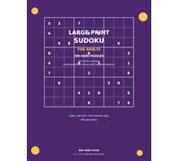 Large Print Sudoku for Adults: 500 Medium Sudoku Puzzles for Adults & Seniors | Relaxing Brain Games with Complete Solutions