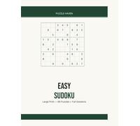 Large Print Sudoku for Adults: 66 Easy to Medium Puzzles with Full Solutions | Big Bold Numbers for Comfortable Solving