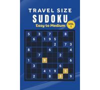 Large Print Sudoku for Adults: Easy to Medium Travel Size Puzzles • 120 Brain Training Games • Easy to Read • One Puzzle Per Page with Solutions • MindGlow Travel Size Sudoku Collection • Volume 1