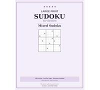 Large Print Sudoku for Seniors: 100 Mixed-Level Puzzles, One Per Page | Extra-Large Grids with Solutions | Brain Games for Adults & Seniors | Volume 5
