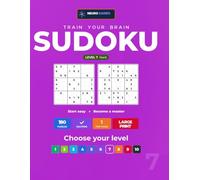Large Print Sudoku Level 7: Hard: 350 Hard Sudoku Puzzles with Solutions for Adults & Seniors | Large Print 9x9 Logic Puzzle Book, Brain Games Gift Idea