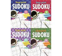 Large Print Sudoku Puzzle - Easy - Medium - Expert - All New Puzzles - Vol.29 - 30 (Set of 2 books)