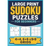 Large Print Sudoku Puzzles for Beginners