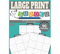 LARGE PRINT Sudoku VOL 5: Easy to Read Large Print | 8.5x11 inches, 105 pages | Easy, Medium, & Hard Puzzles ... Gift for Vacations, Holidays, and Free Time