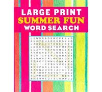 Large Print Summer Fun Word Search (Tascabile) Large Print Puzzle Books