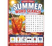 Large Print Summer Word Search