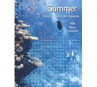 Large Print Summer Word Search: New Summer Word Searches for Seniors - Large Print, No Reverse Words, Gentle Challenge | 8.5 X 11 Inches | 110 Pages