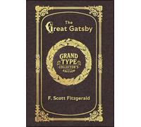 Large Print - The Great Gatsby - Grand Type Collector's Edition - Matte Hardcover with Dust Jacket