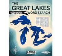 LARGE PRINT, The Great Lakes Jumbo Word Search Book: 200 Puzzles, 4000 Hidden Words with Solutions: Word Search Challenge for Adults, Teens, and ... Training Inspired by The Great Lakes Region