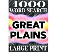 LARGE PRINT, The Great Plains Jumbo Word Search: 200 Unique Puzzles with 4,000 Hidden Words - Edition with Solutions: Word Search Book with Themed ... - Perfect for Adults, Seniors, and Teens