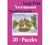 Large Print Vermont Word Search