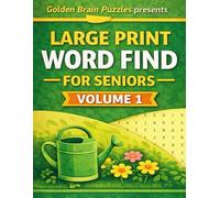 Large Print Word Find for Seniors - Volume 1: Easy-to-Read Word Search Puzzles for Relaxation, Memory & Brain Health