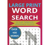 large print word search book: Big Font word search puzzle book, random theme, for adults, teens and seniors | 8.5x11 inches, 110 pages | 50+ puzzles for Vacations, Holidays and Free Times