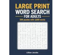 Large Print Word Search for Adults, 200 Puzzles with 3,600 Words: Challenging and Fun General Knowledge Words from History, Music, Sports & More, Book for Adults and Seniors