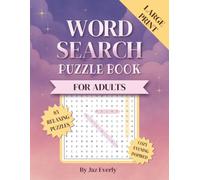 Large Print Word Search for Adults: 85 Relaxing Puzzles for Stress Relief, Calm Nights & Quiet Moments. Easy Activity Book with Big Text.