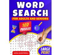Large Print Word Search for Adults and Seniors: 2.Easy-to-Read Puzzles with Big Letters for Relaxing Brain Games-Stress-Free Fun Without Eye Strain or Frustration - Includes Solutions