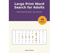 Large Print Word Search for Adults: Relaxing large-print puzzles - easy on the eyes