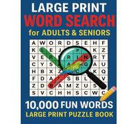 Large Print Word Search for Adults & Seniors: 10,000 Fun Words - Relaxing Brain Games in Easy-to-Read Large Print