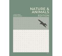 Large Print Word Search for Adults & Seniors - Nature & Animals: 224 Puzzles | 5000+ Words | Easy-to-Read with Solutions | Giftable