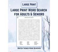 Large Print Word Search for Adults & Seniors: Winter-Themed Word Searches