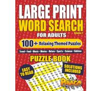 Large Print Word Search for Adults: Volume 2: Fun and Easy Word Search Puzzles with Large Print for Relaxation, Seniors, and Brain Exercise