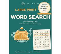 Large Print Word Search for Memory Care: 42 Gentle Puzzles for Seniors and Adults with Dementia - Easy Themed Word Searches with No Diagonal or Backwards Words, Extra-Large Print
