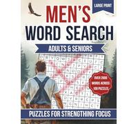 Large Print Word Search for Men: 100 Easy Puzzles for Adults and Senior Men