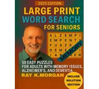 Large Print Word Search for Seniors 2025: 50 Soothing Puzzles for Memory, Dementia & Stroke Recovery - Large Print, Easy-to-Read Font, Includes Solutions
