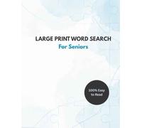 Large Print Word Search for Seniors: 40+ Relaxing Puzzles with Fun Themes for Brain Health and Memory Stimulation: Easy-to-Read Word Find Book for ... 8.5 x 11 Inches with Solutions Included