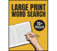 Large Print Word Search for Seniors: 70+ Themed Puzzles for Daily Relaxation and Focus | Easy-to-Read Word Find Book with Full Solutions