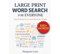 Large Print Word Search for Seniors, Adults, Teens: Easy-to-Read Everyday Life Puzzles for Relaxation and Mental Engagement