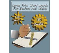 Large Print Word Search For Seniors And Adults: Easy-to-Read Puzzles for Relaxation, Memory Boost, and Brain Health