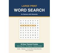 Large Print Word Search for Seniors with Dementia: British Nostalgia Edition - 40 Easy Extra-Large-Print Puzzles | A Calming Reminiscence Gift for Dementia & Alzheimer's Memory Care