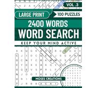 Large Print Word Search Puzzle Book - Volume 3: 100 Themed Puzzles in Big Print | Easy-to-Read Format for Relaxing Word Hunting