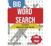 Large Print Word Search Puzzle Book: Word Searches with Easy to Read Large Print about nostalgia and pop culture from 1925-2024